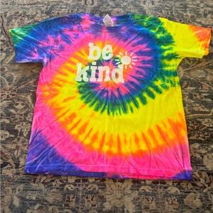 Be kind tie dye youth size small